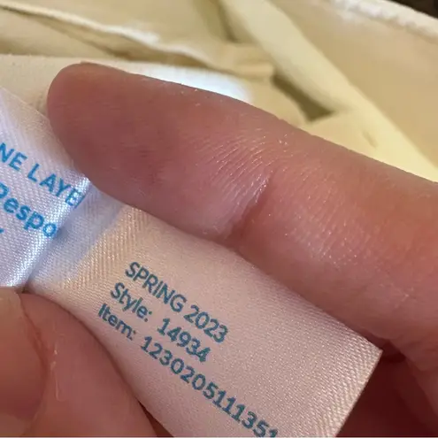 Marine layer MARINE LAYER Cream Maya Slim Straight Utility Pants Size 6