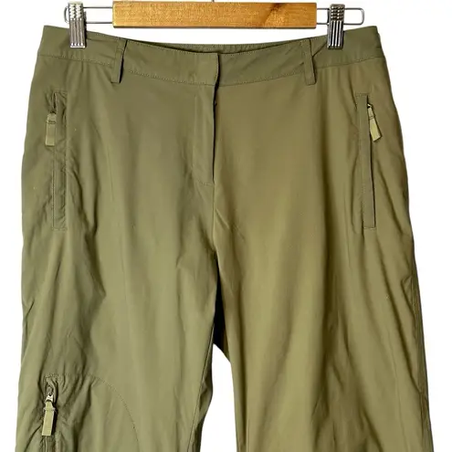 J. Jill Olive Green Hiking Outdoor Utility Pants Sporty Camping Women’s 8