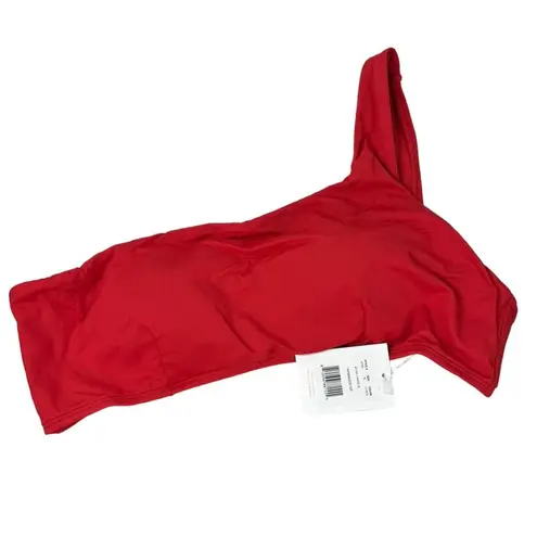 Andie Swim 'The Wyndwood' Bikini Swim Top in Cherry Red NWT Size XL