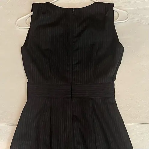 J.Crew  Black Pinstripe Career Academia Prep Dress NWOT