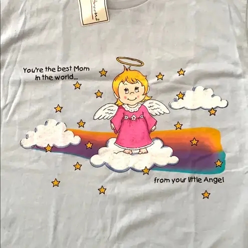 Bobbie & Brooks Women’s L/G Bobbie Brooks T-shirt Size Size Large Best Mom Angel Shirt