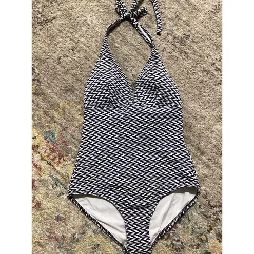 Shoshanna New. chevron swimsuit. Size 6 normally $240
