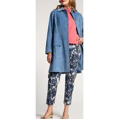 Frances Valentine Lucy Pant in Navy Oyster Sz. 10 Blue