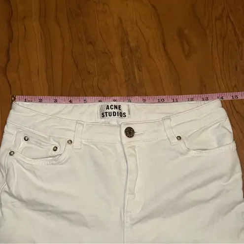 Acne Studios Skin 5 Silver Blue Slim Skinny Jeans size 28