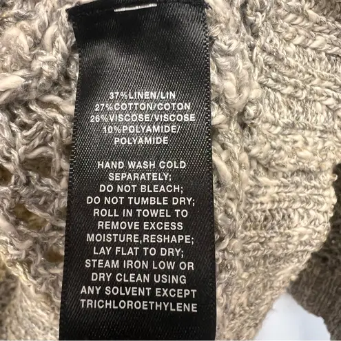 Lafayette 148 New York Linen/Cotton Open Knit Sweater size M/L