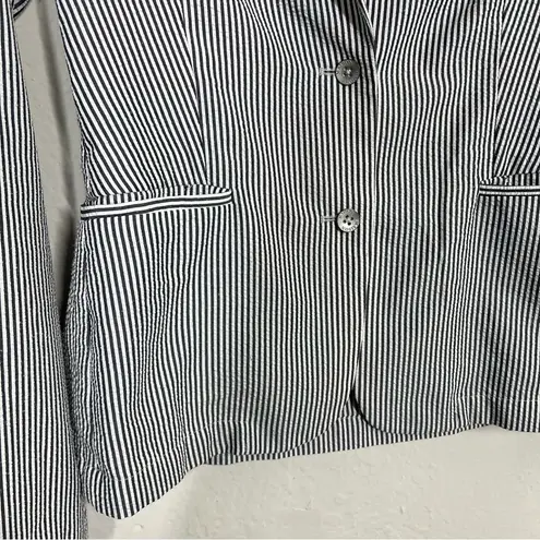 Scotch & Soda Maison Scotch Pin Stripe Button Front Blazer