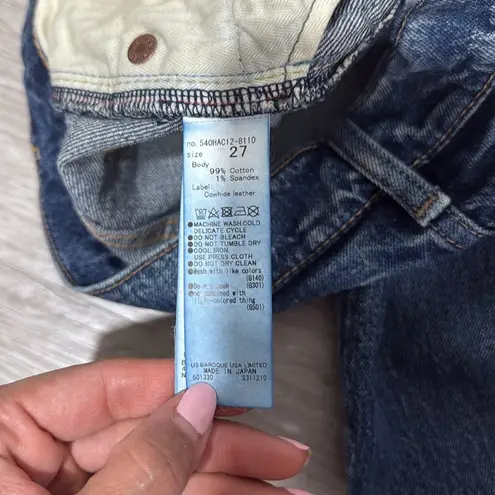 Moussy vintage FLORAHOME SLIM STRAIGHT Blue Size 27