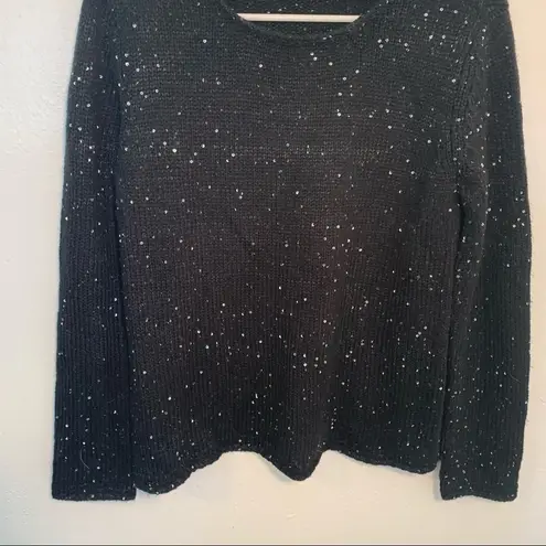 Narciso Rodriguez Crewneck Sweater Black Sequin S