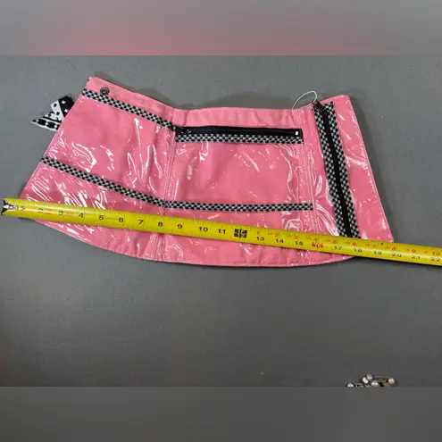 Twos Company Jewelry Organizer Pink Skirt with Gross Grain Ribbon and Bow