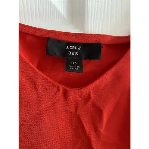J. Crew 365 Women's Size 10 Red Cami Tank Top Cherry Girl Layering