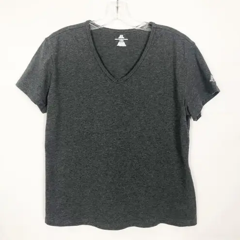 Russell Athletic  V-Neck Charcoal Top Size Large