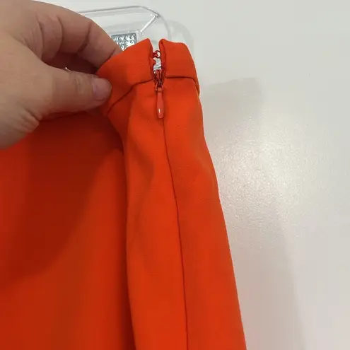 Victoria Beckham XL Orange Mini Skirt with Pocket
