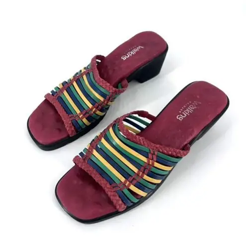 Vintage 80s Walking Cradles Leather Slip