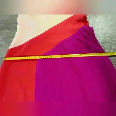 CUSHNIE Women’s Pink Pleated Midi Dress Size 2