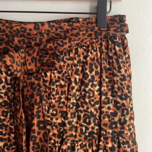 Ulla Johnson Sierra Midi Skirt Leopard