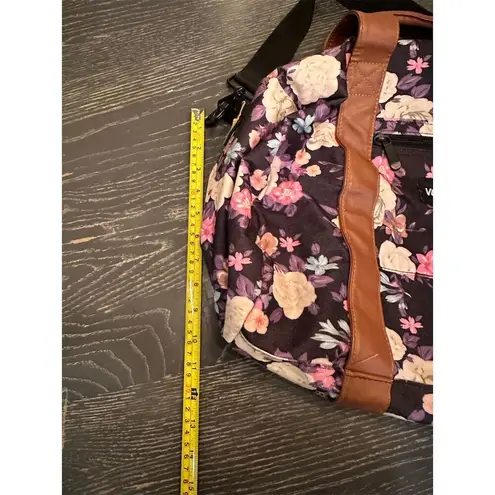 Vooray Roadie Gym Duffel Bag Floral Black Unisex Travel Bag