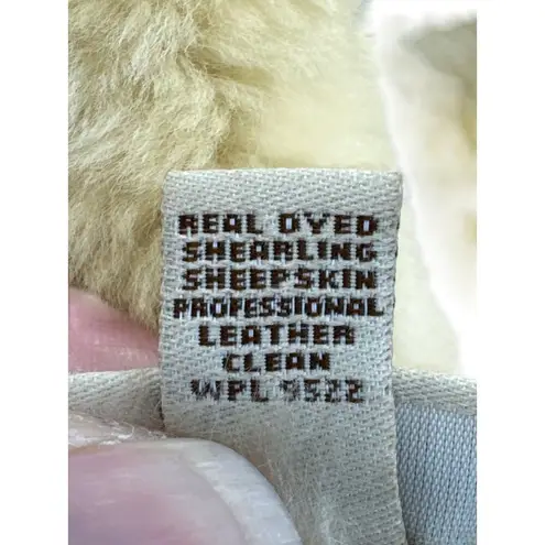 UGG  brown Shearling Sheepskin Leather Suede Hat  Size 0/S SKU8199