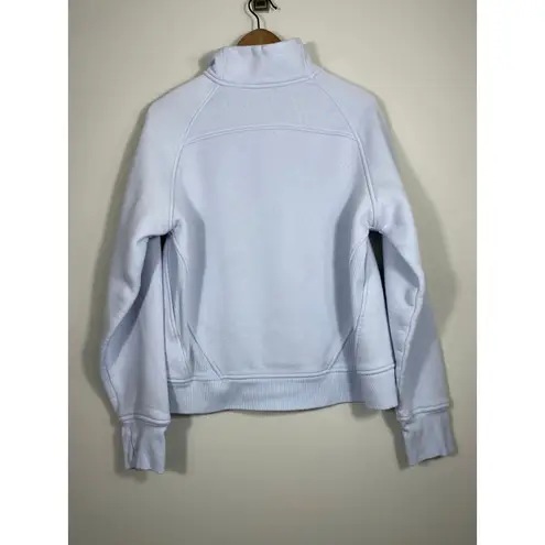 Danskin  Half-Zip Fleece Pullover Sweatshirt – Halogen Blue – Size Large