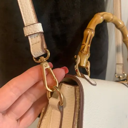 Anne Klein  “Landon” Mini Bamboo Top Handle Crossbody