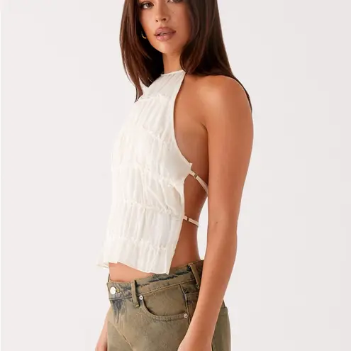 Peppermayo Bennie Halter Top - Ivory