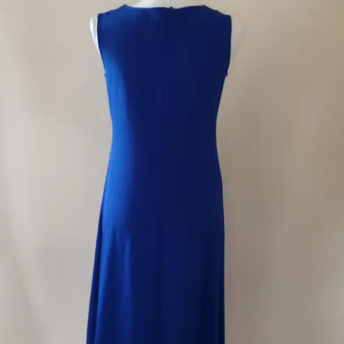 Joan Vass  royal blue tank dress size small