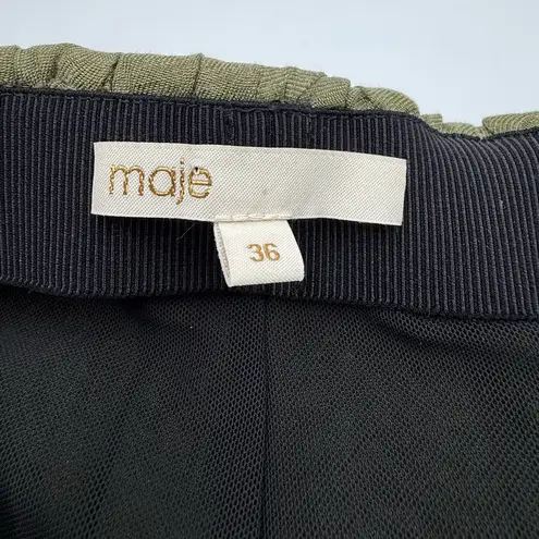 Maje DRAPED MINI SKIRT