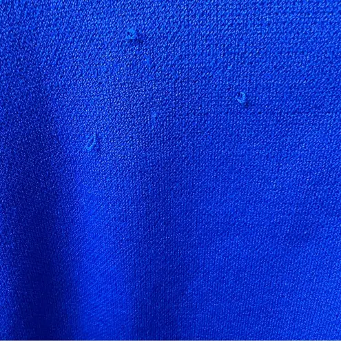 Rachel Rachel Roy Size Large Blue Stretch Knit Pencil Skirt (Flawed 3 tiny snag)