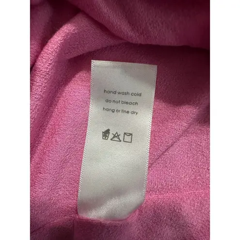 Naked Wardrobe Sculpt Side Bodysuit Women's Plus 3X Pink Thong One Shoulder NWT