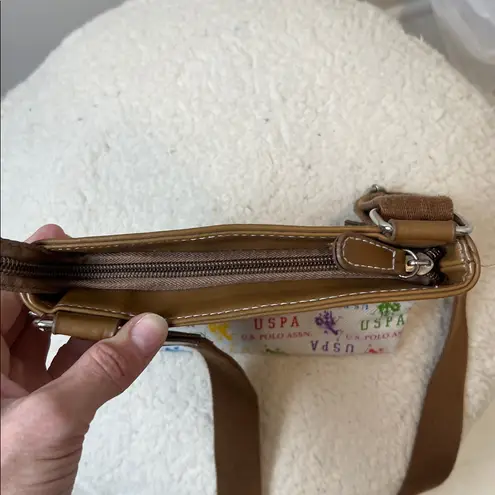 U.S. Polo Assn. Multicolor Crossbody Bag. White