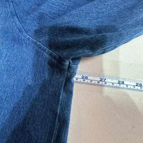 Lysse Women’s Stretch Denim Snap Button Down Shirt Size 1X Western Vibes Cotton