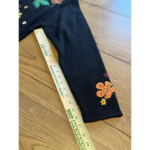 Arriviste Women Fall Autumn Art To Wear Cardigan Sweater Beads Leaves Size L NWT Size L