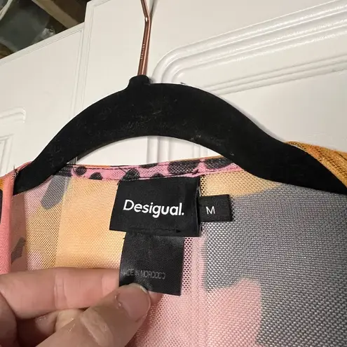 Desigual M. Christian Lacroix Orchid Mesh Mini Dress