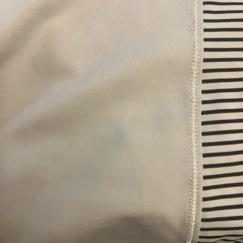 Lululemon  athletica energy White and gray Striped Tank Top