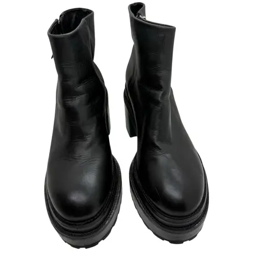 Cult Gaia Brenda Leather Platform Boot Black size 37.5 / 7.5