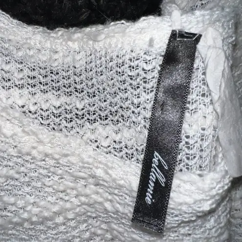 Bellamie Boutique Sweater with Sheer & Lace Layers