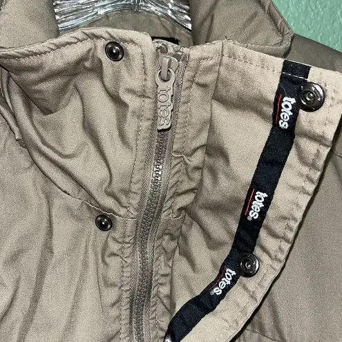 Vintage Totes Tan Puffer Jacket with Insulated Design Unisex Ski Jacket Size L