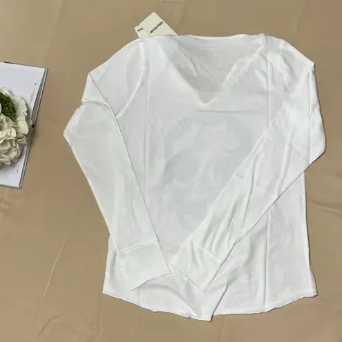 Zadig & Voltaire White Long Sleeve Scull Shirt