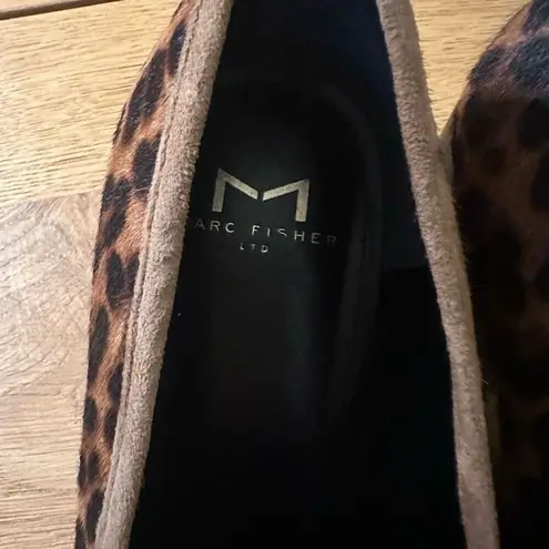 Marc Fisher  cheetah print loafers 7