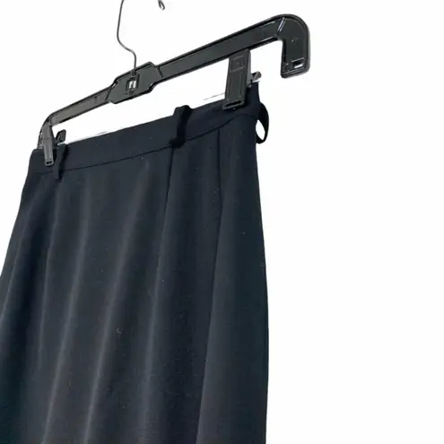 Austin Reed Vintage Wool Skirt Midi Black Size 6