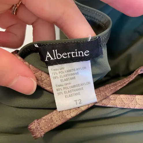 NWOT | Albertine women’s one piece swimsuit — size 2 Green