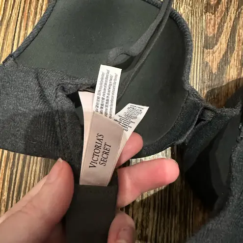 Victoria's Secret  36B dark grey ribbed Bra