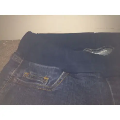 Motherhood Maternity Women's Blue Denim Jeans Pockets Casual Size Medium