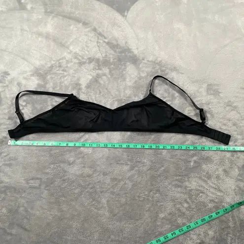 Negative Underwear Sieve Non Wire Bra Size 4 Black Micromesh Bralette Sheer