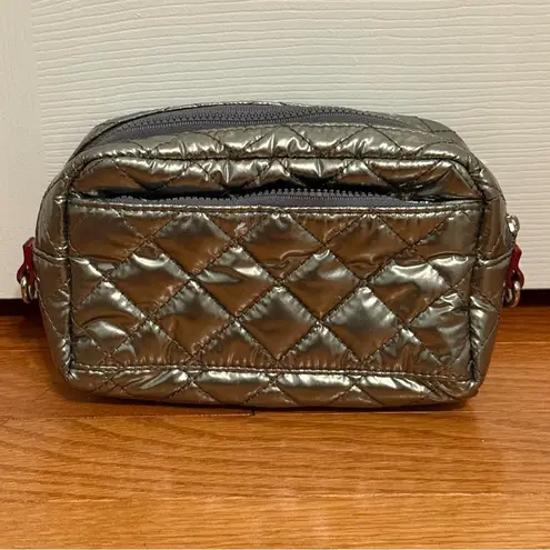 MZ Wallace Large Savoy Cosmetic Bag in Silver