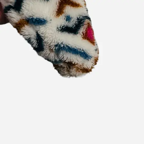 Eddie Bauer  Women’s XL Quest Sherpa Fleece 1/4 Zip‎ Pullover Geometric Print - Image 3