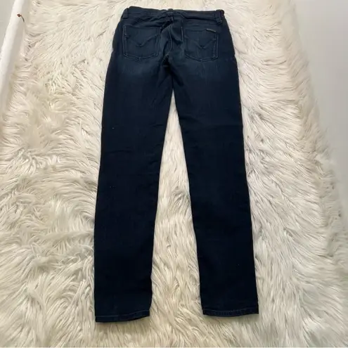 Hudson Jeans Hudson Nico Mid-Rise Super Skinny Jean Dark Wash 27