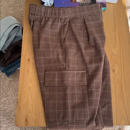 A New Day Target -  - Women's High Rise Ankle Jogger Pants in Brown Plaid thumbnail 9