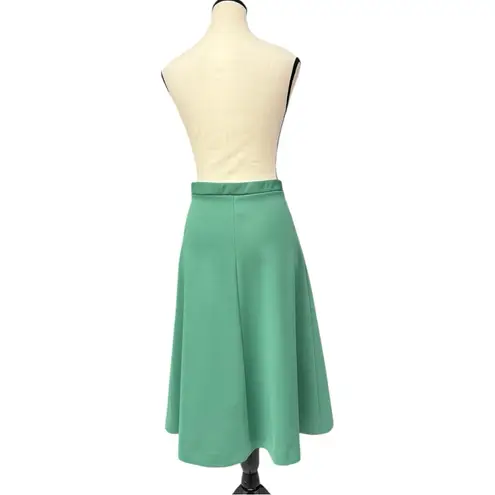 Vintage Fire Islander 60s/70s Mint Green Sleeveless Tunic Top Skirt Set w Scarf Size M