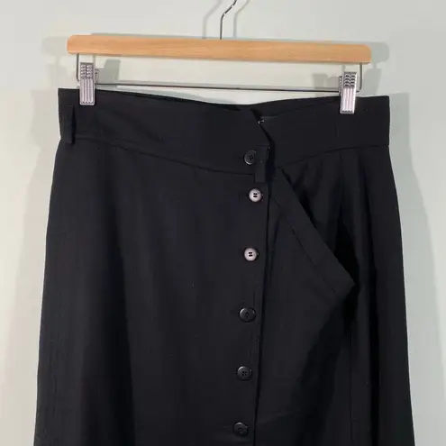 Vtg Escada By Margaretha Ley Black Slit Front A