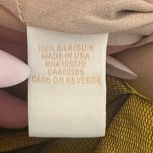 Zac Posen Chartreuse Embellished Pencil Skirt Size 0